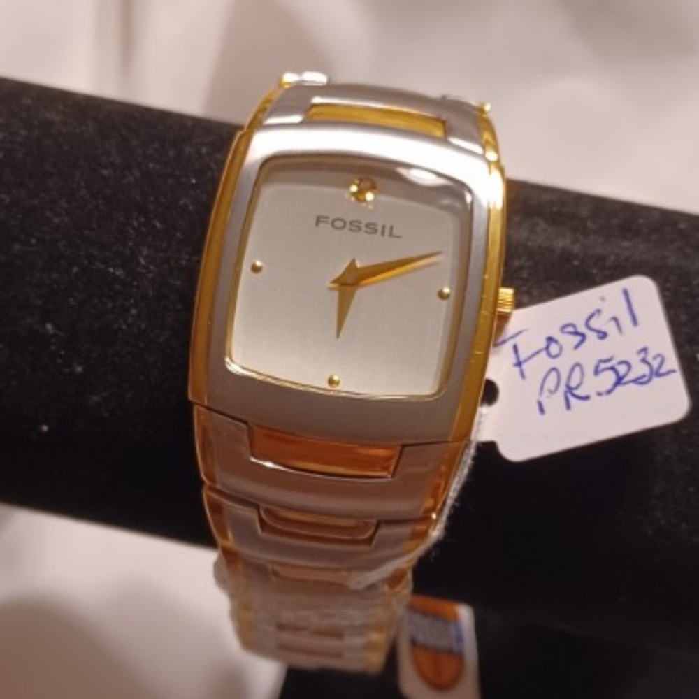 Unisex men's Fossil  PR 5232 Gold & Silver toned Watch
